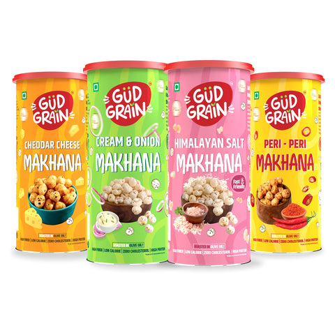 Roasted Makhana | 75g | Assorted | Pack of 4 |