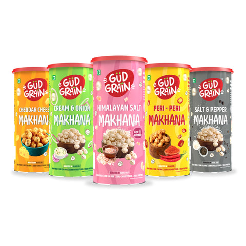 Roasted Makhana | 75g | Assorted | Pack of 5 |