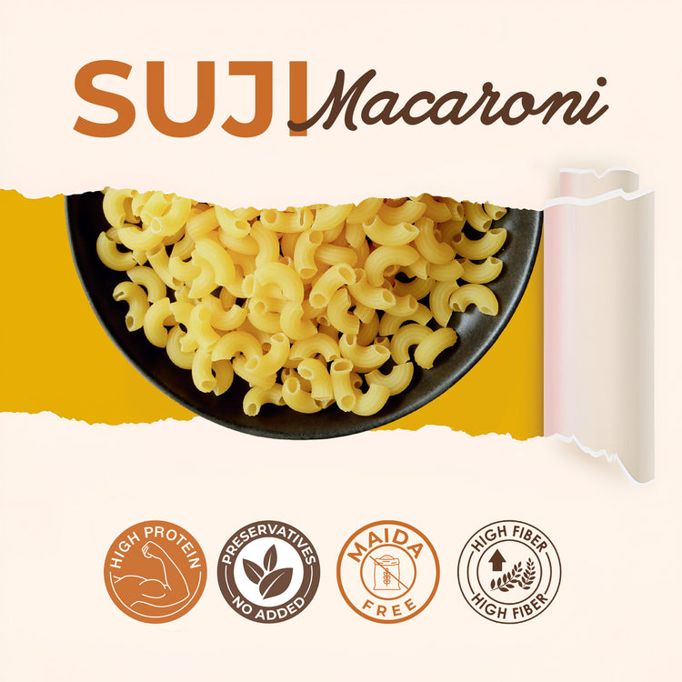 Suji Macaroni | 900g | Pack of 1 |