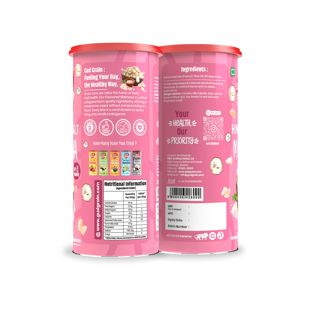 Roasted Makhana | 75g | Assorted | Pack of 6 |