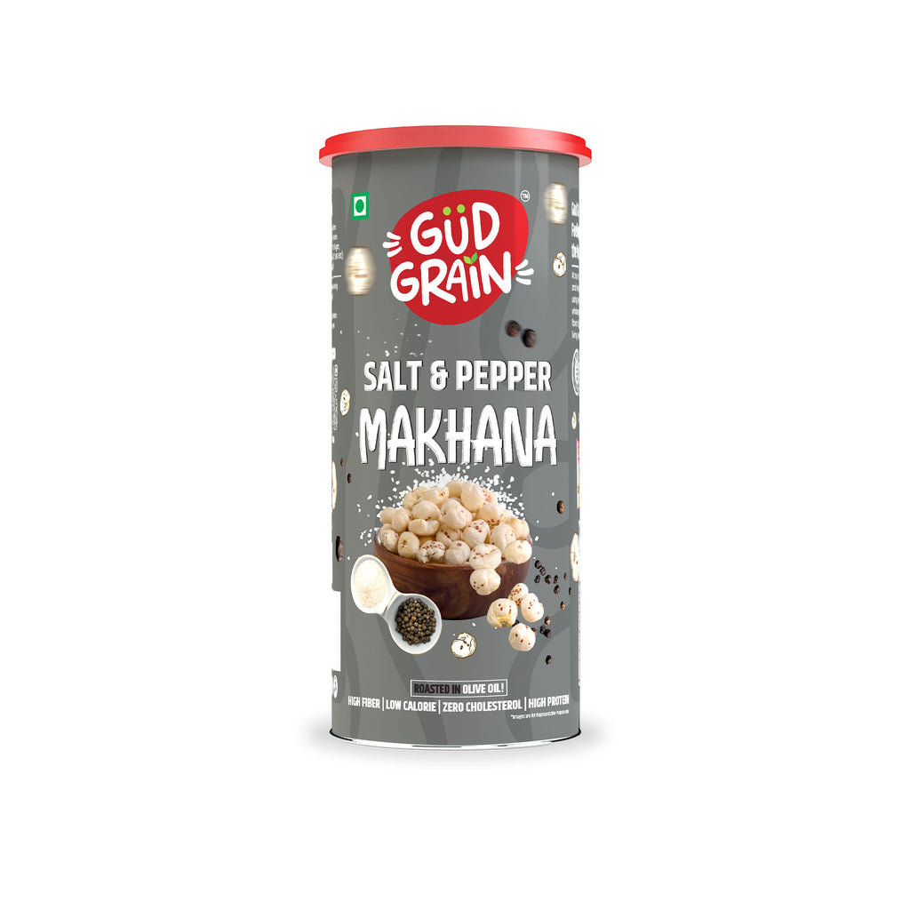 Roasted Makhana | Salt & Pepper | 75g | Pack of 1