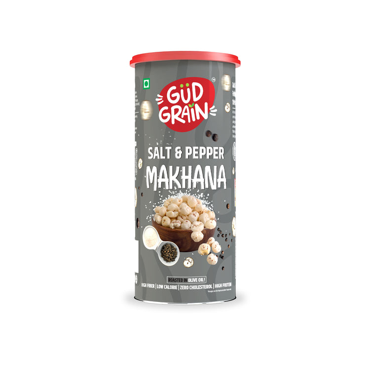 Roasted Makhana | Salt & Pepper | 75g | Pack of 1