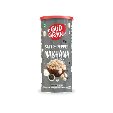 Roasted Makhana | Salt & Pepper | 75g | Pack of 1