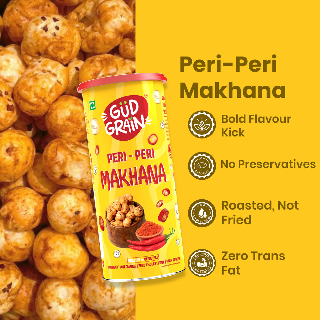 Roasted Makhana | Peri Peri | 75g | Pack of 1