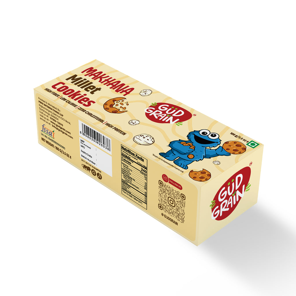 Makhana Millet Cookies | Pack of 1 | 100g