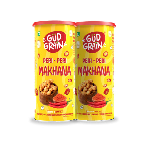 Roasted Makhana | Peri Peri  | 75g | Pack of 2 |