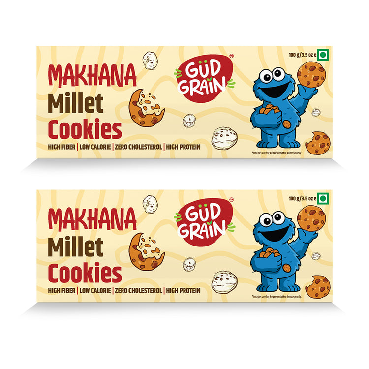 Makhana Millet Cookies | Pack 2 | 100g