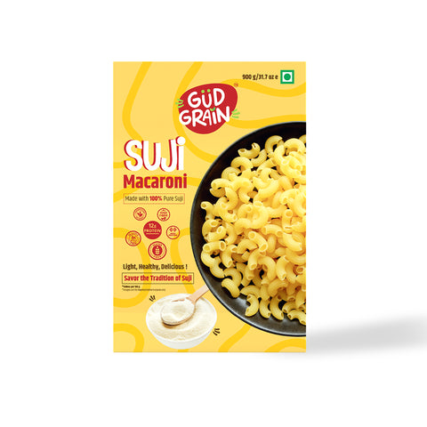 Suji Macaroni | 900g  | Pack of 1  |