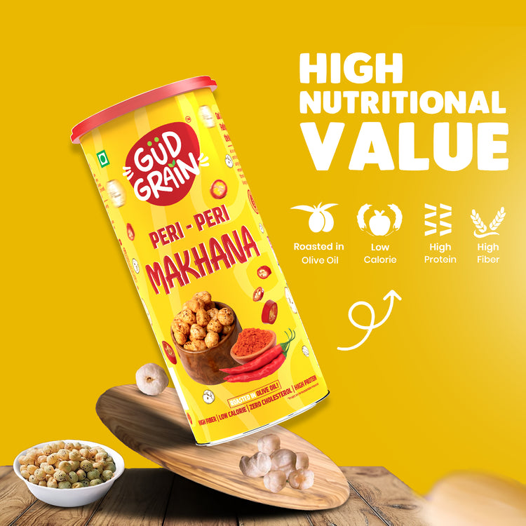 Roasted Makhana | Peri Peri | 75g | Pack of 1